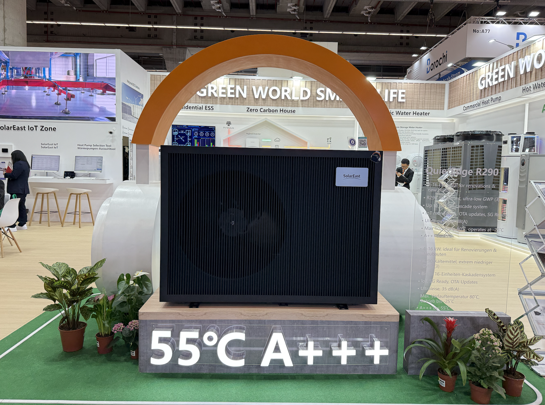Bomba de calor de calentamiento de 10kw de espacio