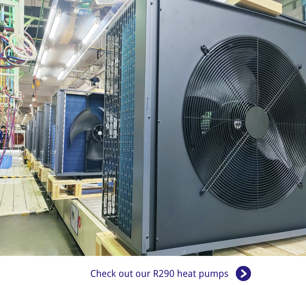 Consulte nuestras bombas de calor R290