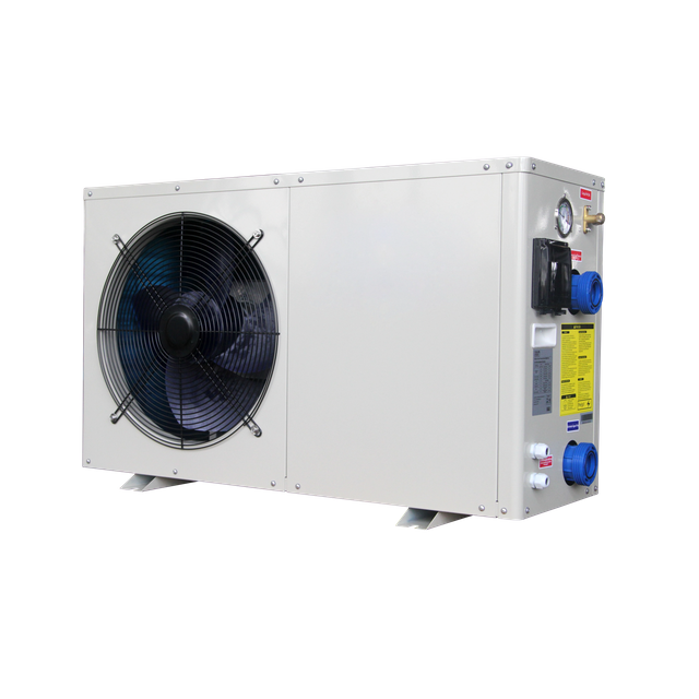 5kW/6kW/8kW/12kW/16kW/30kW R410A Natación de la piscina Bomba de calor del calentador de agua Metal - Serie YC