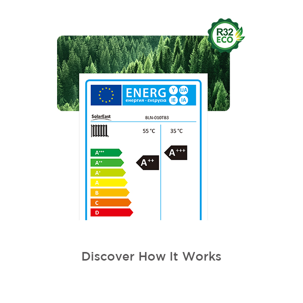 A +++ Eficiencia energética y SCOP sobresaliente