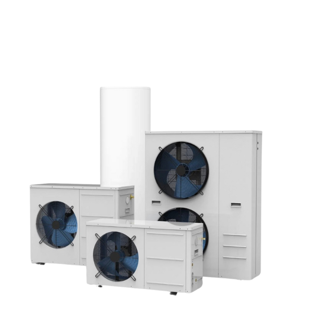 Bomba de calor de agua caliente doméstica de 4-18kW R410A con control inteligente-Serie RS