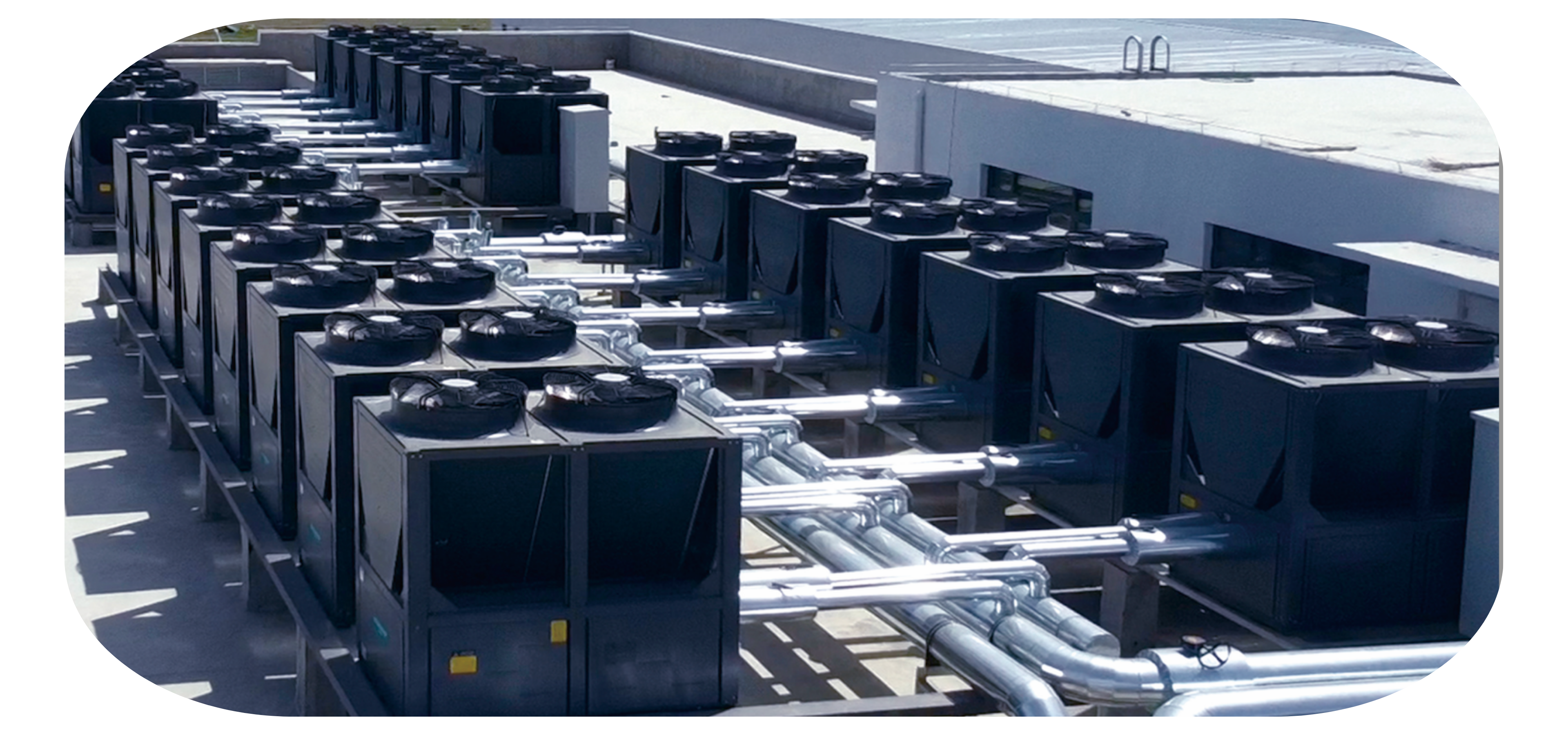 Bomba de calor aire-agua para climas fríos 