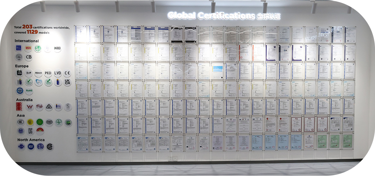 Certificaciones globales de bomba de calor para piscinas S21